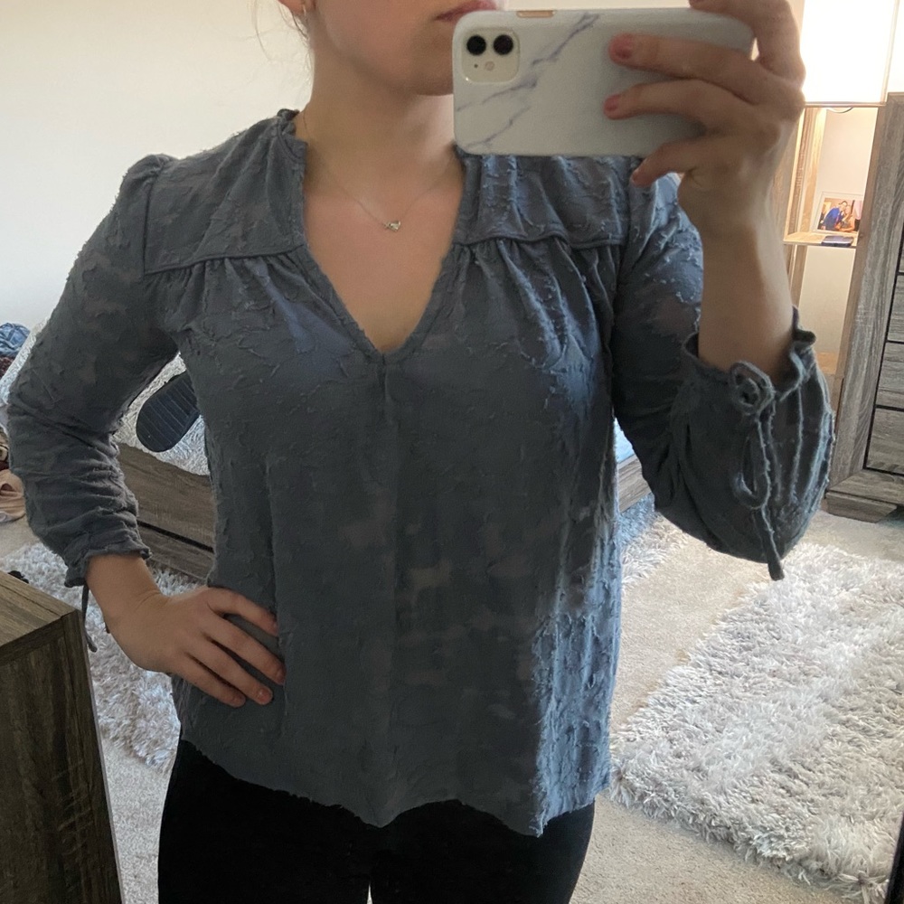 Blue Lucky Brand blouse